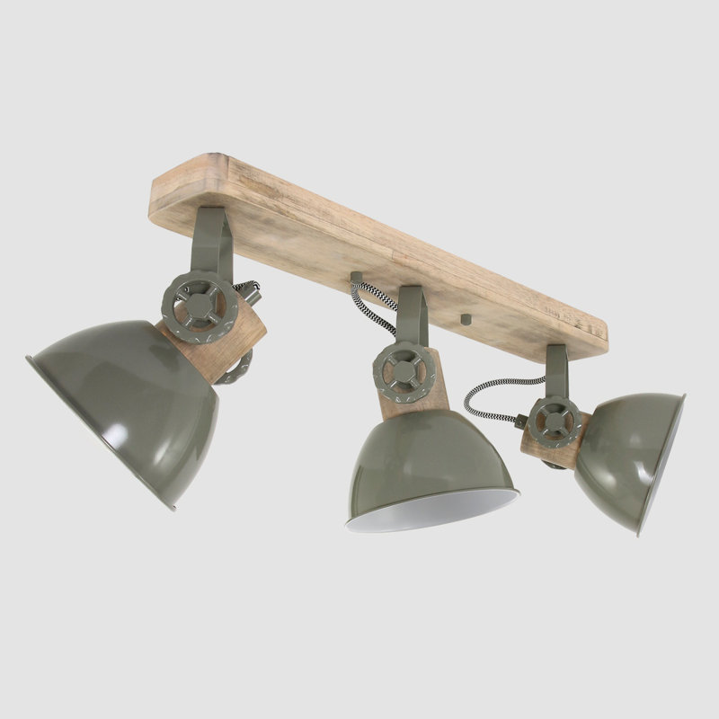 Myra Flush Mount, Green