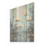 Lotus in Harmony Pond - Art mural en bois de lotus sur bois de pin naturel-1999689941