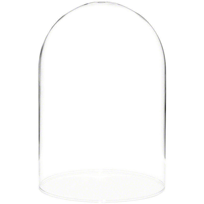 Vucciria 5.5" x 8" Glass Display Dome Cloche, No Base