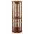 6 Shelf Lighted Corner Curio Cabinet With Adjustable Tempered Glass Shelves-972387278