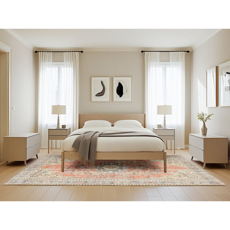 Tapis oriental oriental gris / gris / beige, Rectangle 5 pi x 8 pi