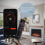 Foyer électrique encastrable 38 po Highmark, Wi-Fi, compatible avec Google et Alexa, bûches et cristaux-105321370