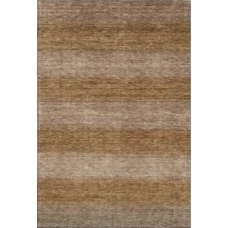 Premium Machine Washable Lubbers AMF1733 Stripe Rug