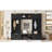 4-In-1 Detachable Hall Tree With Storage And 7 Hooks, Multiple Functions Hallway Coat Rack With Storage Drawers And Cabinet, Black Shoe Bench For Entryway Hallway-1367752041