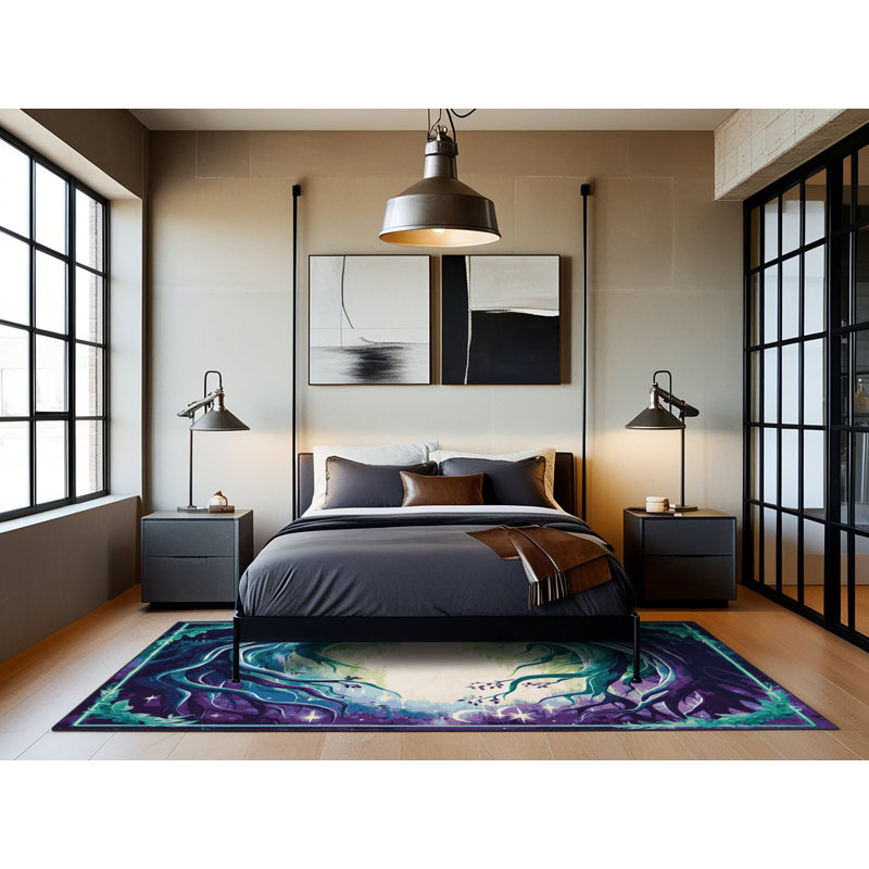 Forest's Embrace Rug, Round 3'