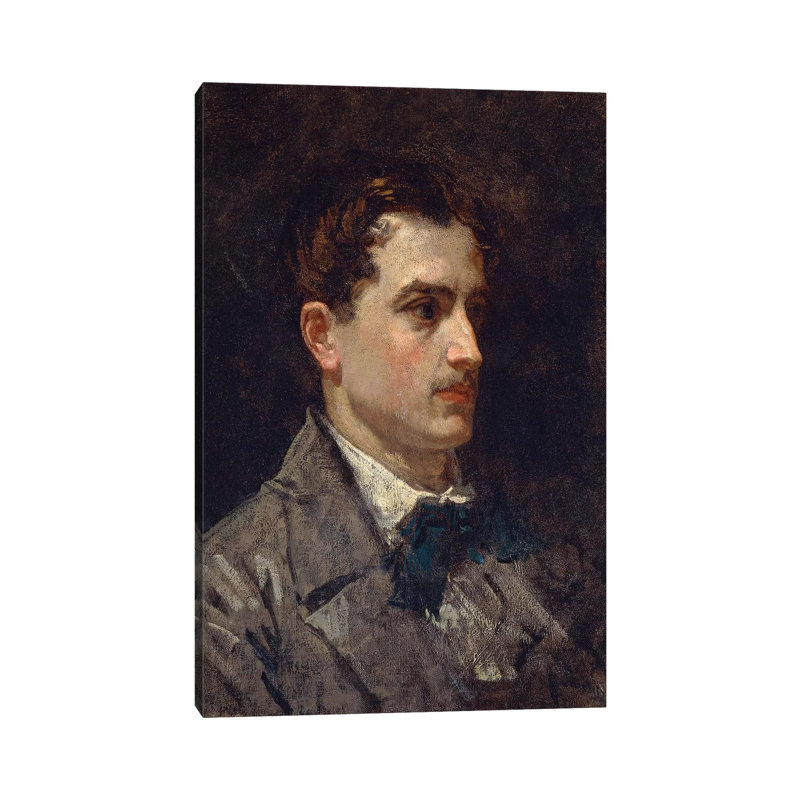 Portrait Of Antonin Proust by Edouard Manet - Wrapped Canvas Painting, 45.72cm H x 30.48cm W x 1.91cm D
