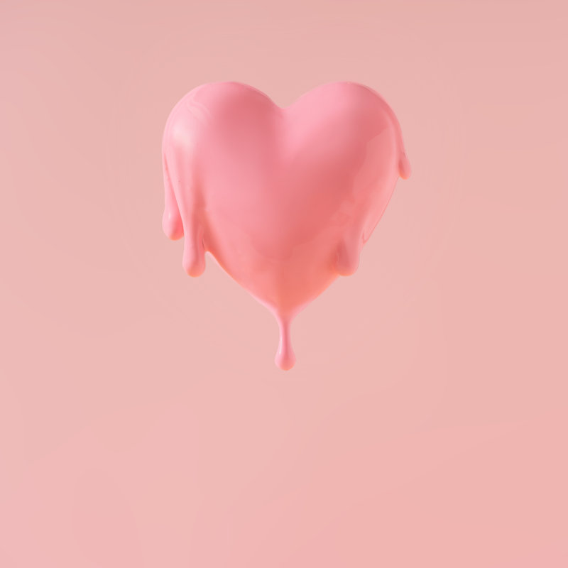 Heart - Wrapped Canvas Print, 30cm H x 30cm W x 3.8cm D