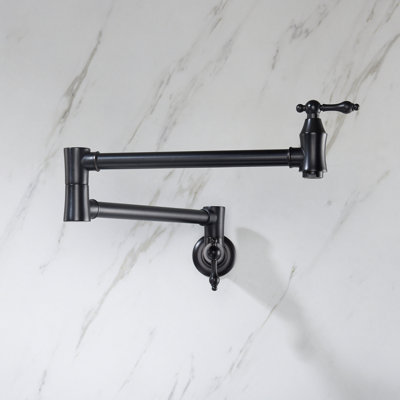 Wall Mount Folding Kitchen Pot Filler Faucet