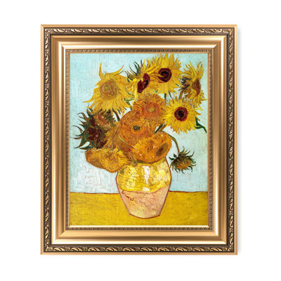 Douze tournesols, reproduction d'art de Vincent Van Gogh. Estampe numérique sur toile, estampe numérique