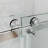 Opal Mirage MCOCOD 72" W x 76" H Double Smooth Sliding Shower Door with 3/8"(10mm)Clear Glass-74719514