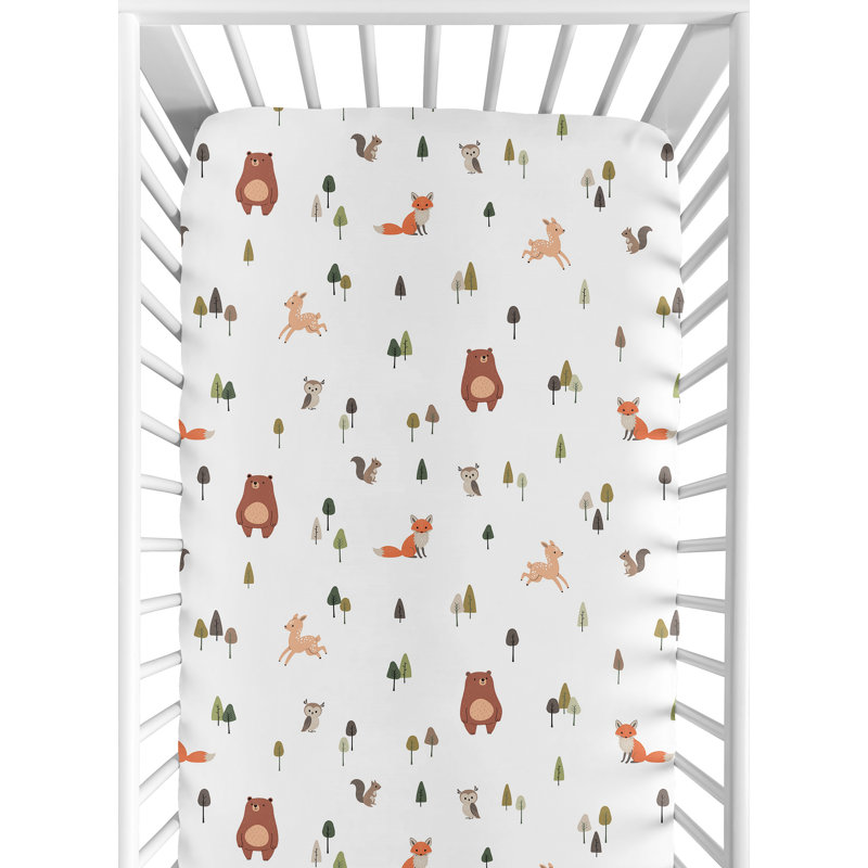 Drap-housse pour lit de bébé Woodsy Pals