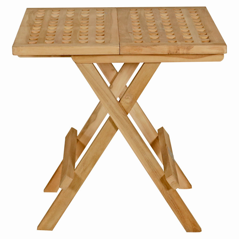 Table d’appoint en bois massif Haslett