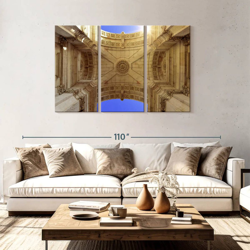 Arc de triomphe, H 48 po x l 74 po