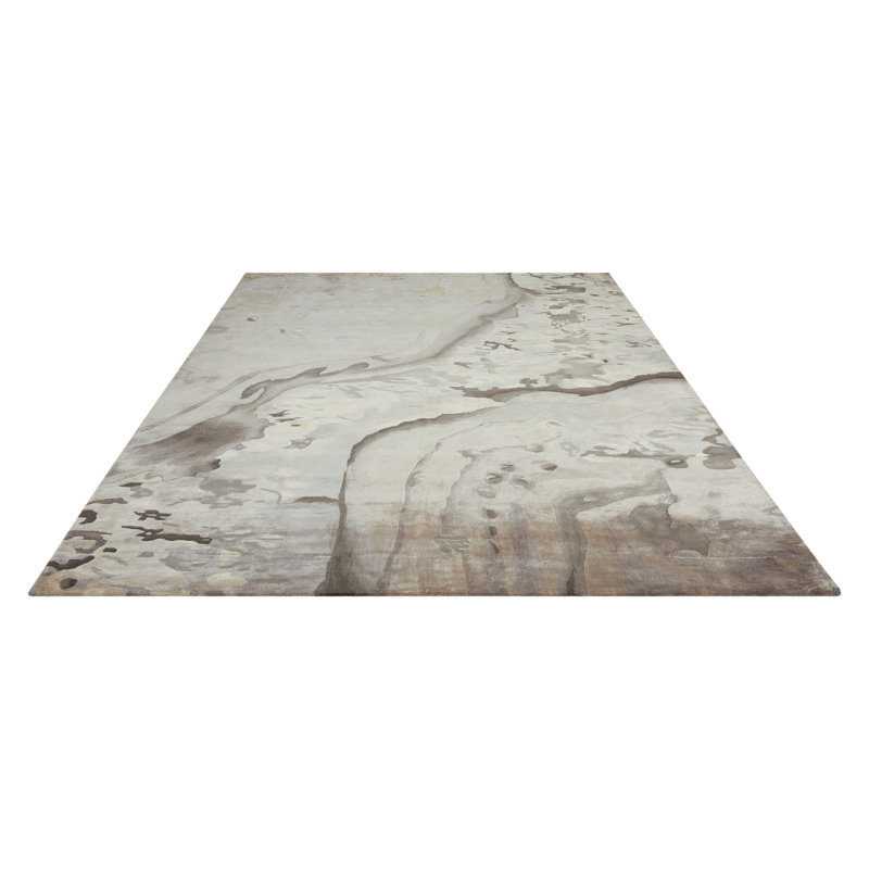 Dugas Abstract Wool Hand Woven Area Rug, Rectangle 259 x 351cm