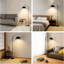 Lampe sur pied moderne avec abat-jour en métal pour le salon et la chambre à coucher, lampe de plancher de style Mid-Century avec assemblage facile, utilise 3 ampoules E26