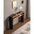 39.37" Brown Rectangular Solid Wood Console Table-107442443