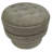 Modern Fabric Round Storage Ottoman-886572932