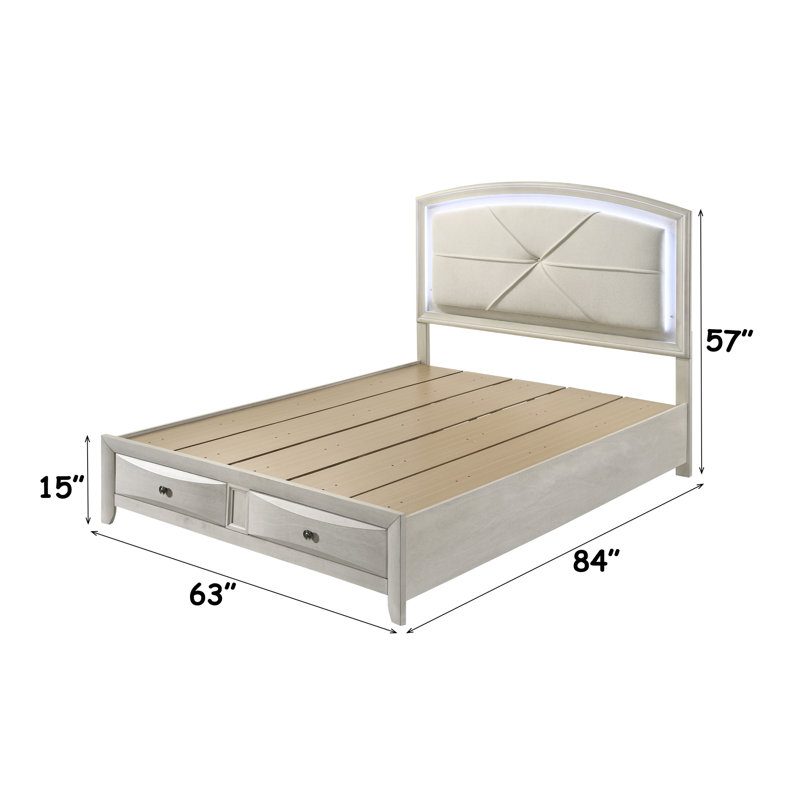 Lit de style moderne et contemporain, King