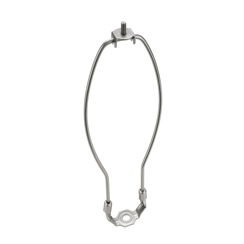 Faîteau de lampe, H 11 po x l 5,5 po x P 0,8 po, Nickel satiné