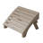 Anette Plastic/Resin Folding Adirondack Chair with Ottoman/Table-1027858930