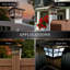 Prestige Solar Powered Integrated LED Fence Post Cap Light 4 in. x 4 in. with Base Adapter Included-23282567-23282570