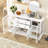 58.3" Wide 4 - Door 2 - Drawer Credenza Office Storage Cabinet-415902955