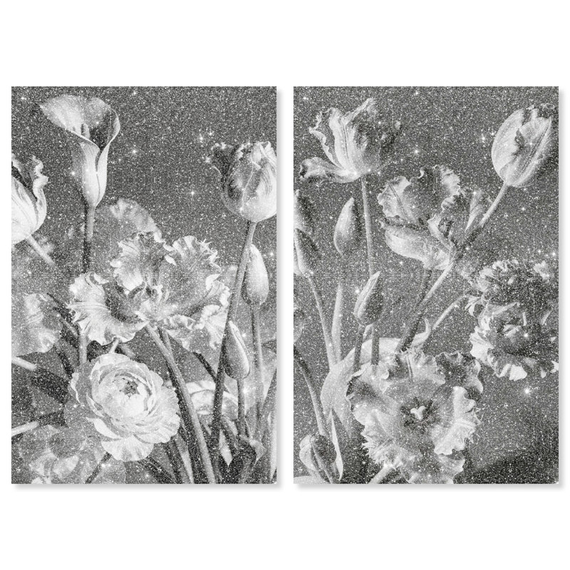 Botanique Noir Set Set by Oliver Gal, 15" H x 10" W, Gallery Wrapped