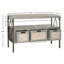 Console en bois massif de 36 po Aprille-2063660598