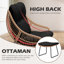 Chaises longues avec coussins Allexis-866157855