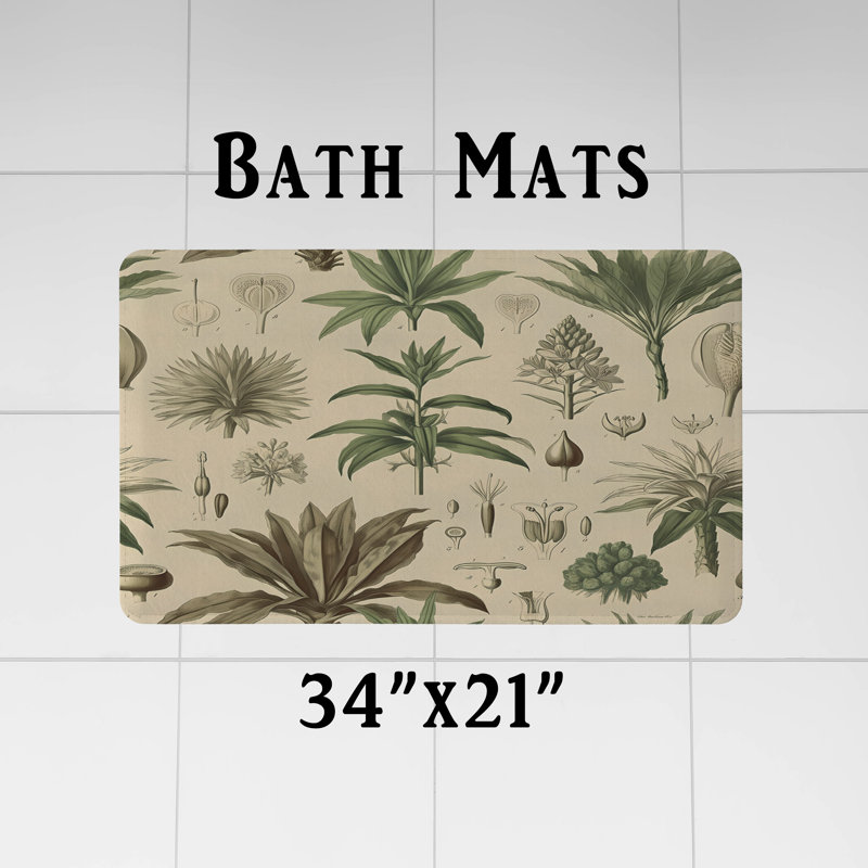 Rideau de douche avec tapis de bain, H 72 po x l 70 po
