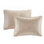Couvre-lit grand kaki - Entretien facile, réversible élégant, style simple, rembourrage-128128306-128128311