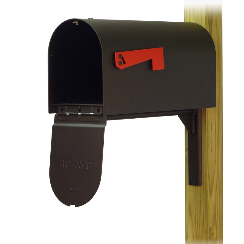 Titan Aluminum Post Mounted Mailbox