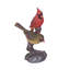 Red Cardinal Couple on branch | Handcrafted Decorative Bird Statue for Home & Garden | Premium Polyresin, Weather-Resistant Indoor/Outdoor Decor