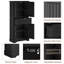51" H Tall Bathroom Floor Cabinet-118138661