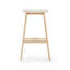 Tabouret de bar tapissier Beryl (30 po) - paquet de 2, similicuir blond / sésame-96615133-96615135-96615132