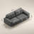 Webster Contemporary Genuine Leather 2 Piece Living Room Set-1011235085