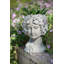 Pot de fleurs mural en ciment