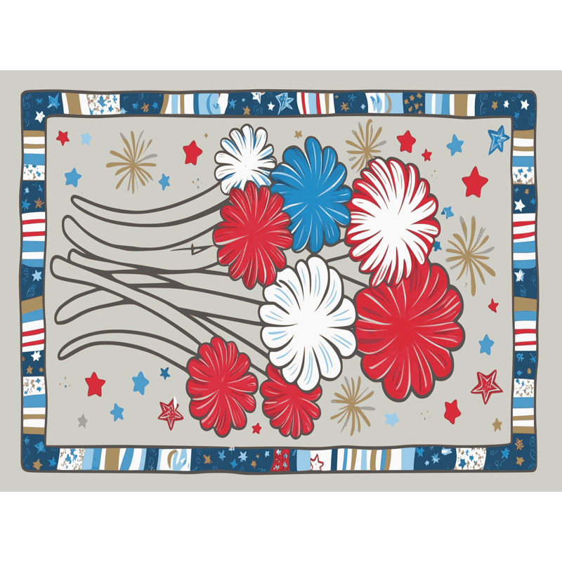 Tapis de Noël Hollianne, Rectangulaire 2 pi x 3 pi