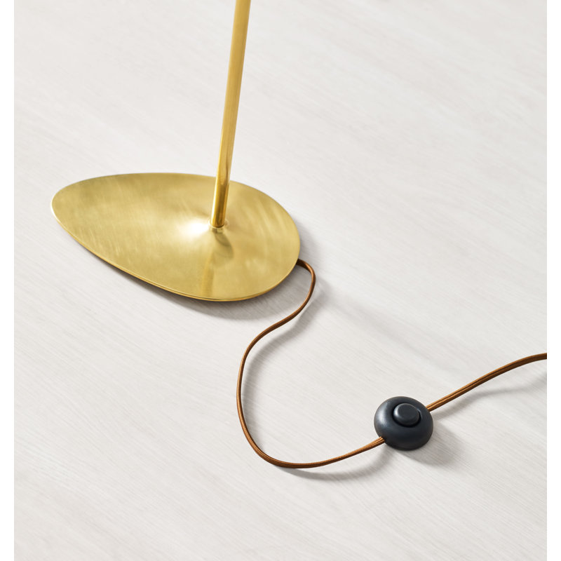 AERIN Clarkson Floor Lamp, Hand-Rubbed Antique Brass