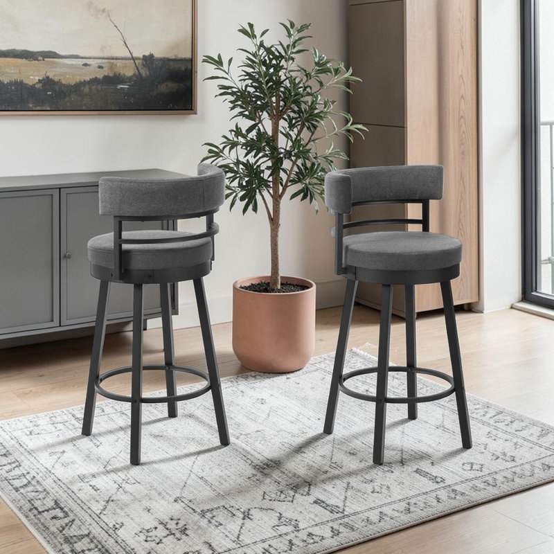 Ensemble de 2 tabourets pivotants Simone
