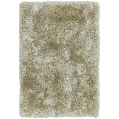 Plush Deep Pile Shaggy Pearl Rug
