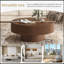 Table basse ronde avec base robuste-2080975521-2080975534