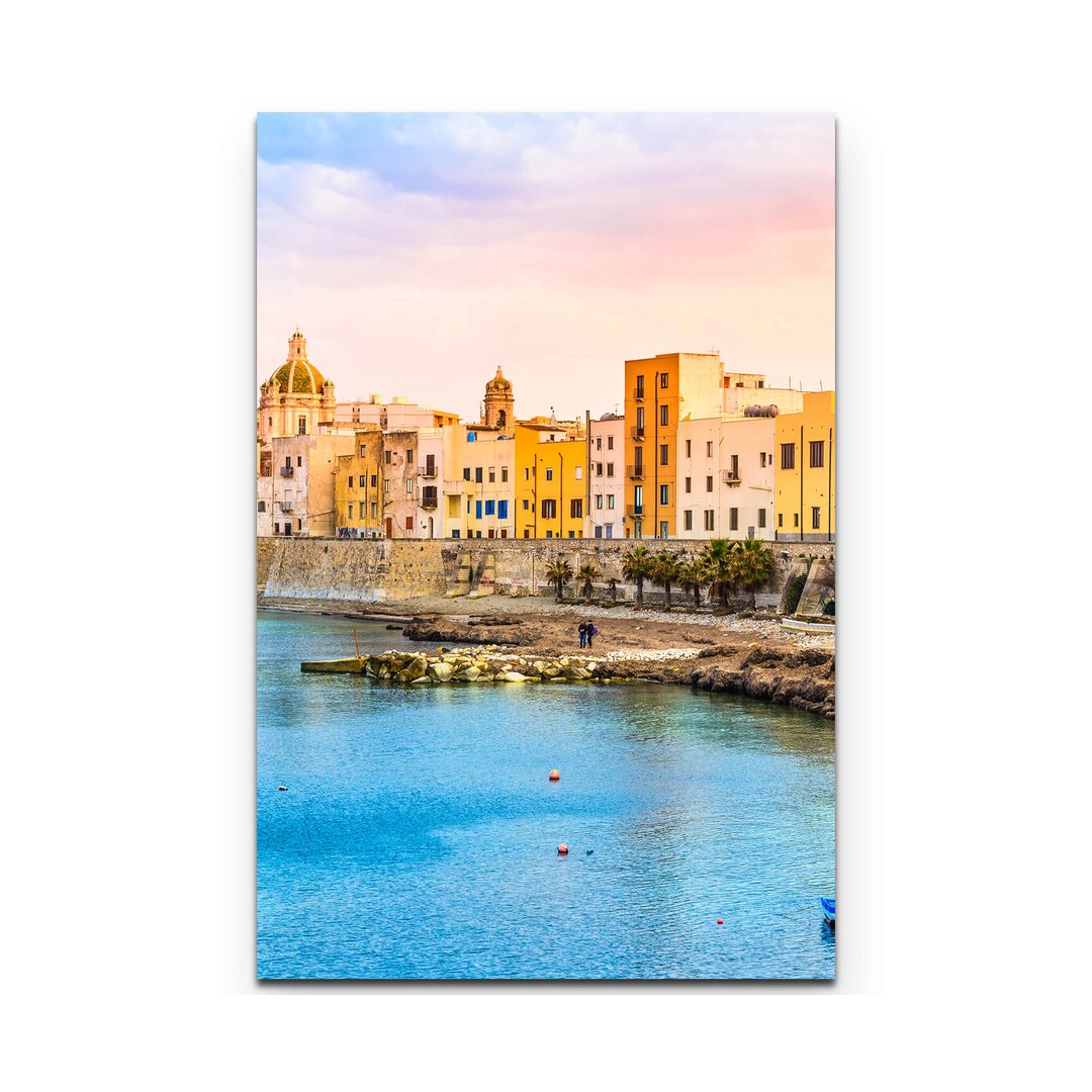 Leinwandbild Hafen von Trapani – Sizilien