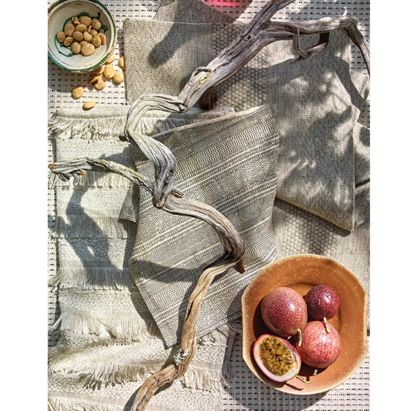 Acadia Fabric, Greige