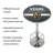 Round Metal Base Dining Table