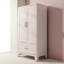 Garde-robe en acier blanc avec tablette réglable et tringle suspendue - 1 tiroir, l 31,5 po x P 17,72 po x H 60,16 po