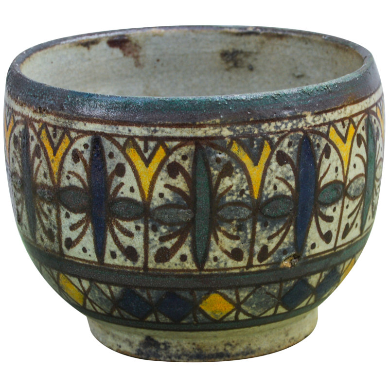 Afro-Moresque Handmade Ceramic Decorative Bowl
