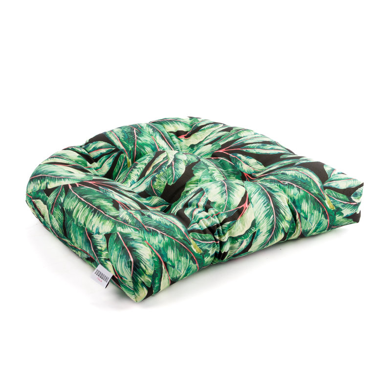  Coussin de chaise d'extérieur en acrylique Italia, Fronde minuit