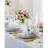 Gingham Check - 100% Pure Linen Table Throw-110405832-110405834