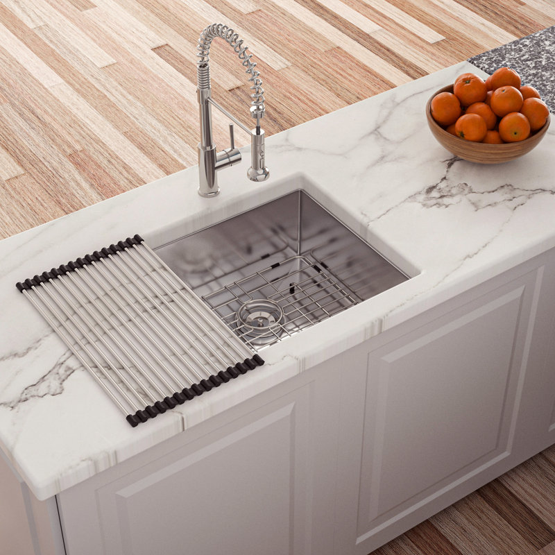 Undermount Single Bowl Stainless Steel Kitchen Sink